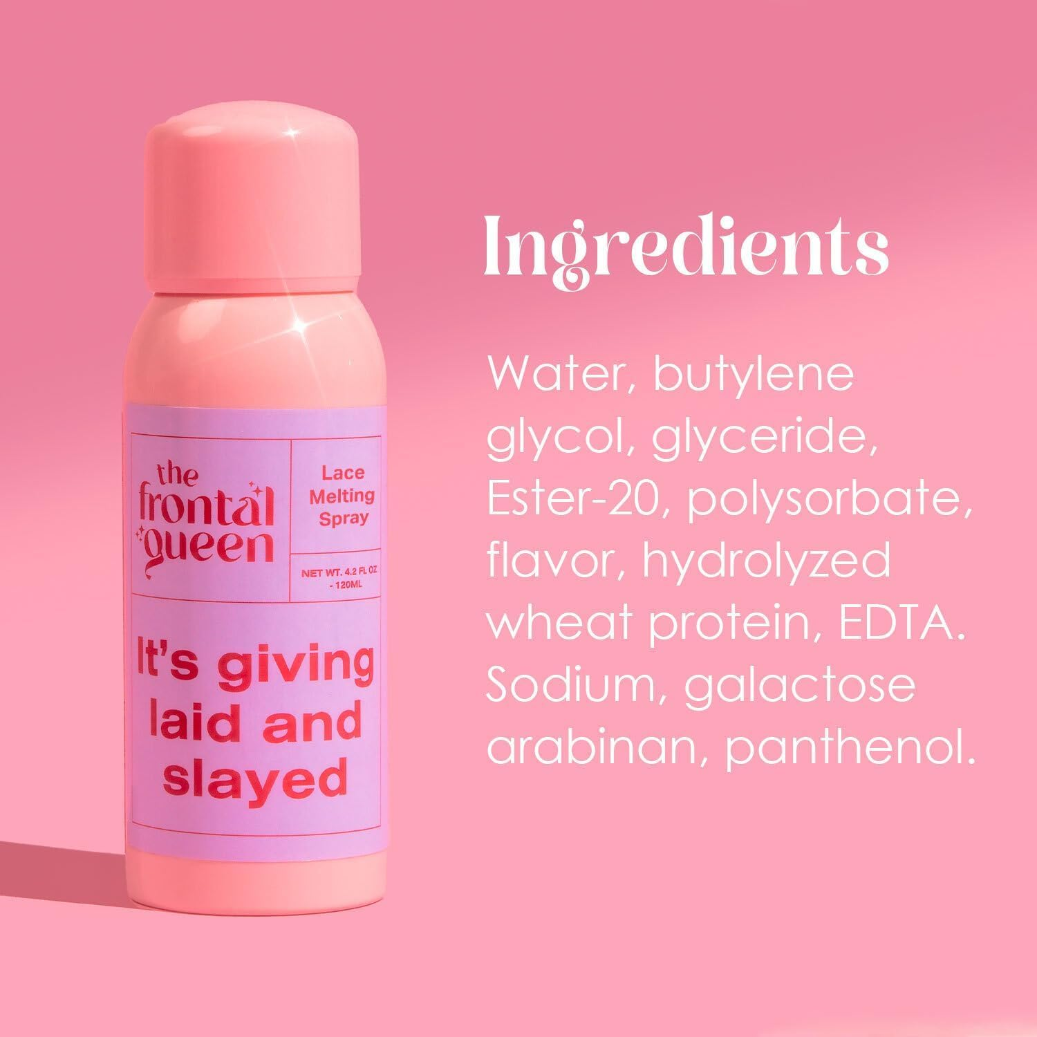 Wig Fixing Adhesive, Lace Bonding Spray, Extra Holding Lace Melting Spray Adhesive Wig, No Residue, Long-Lasting Safe Formula - 4.2 Ounces image number 2