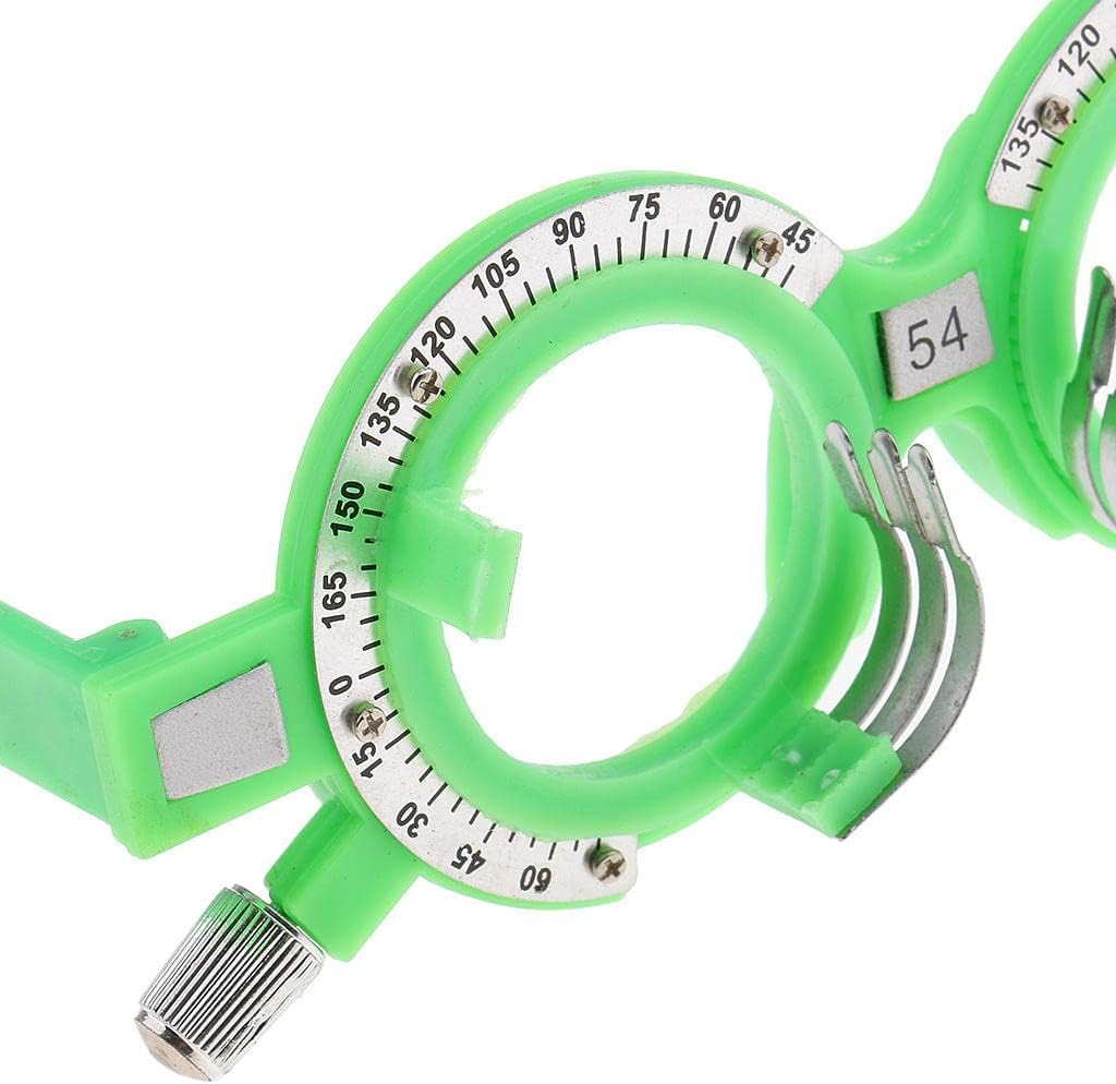 Perfk Plastic Optical Trial Lens Frame Eyeglass Optometry Equipment 56Mm+54Mm image number 1