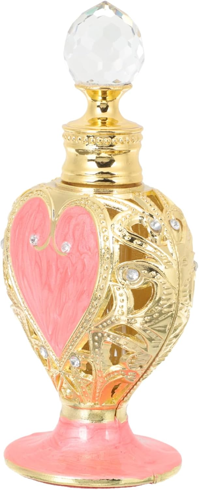 Alipis Empty Perfume Bottle Arabian Style Heart-Shaped Glass Aromatherapy Bottle with Romantic Essence for Home D&eacute;cor and Fragrance Storage image number 3