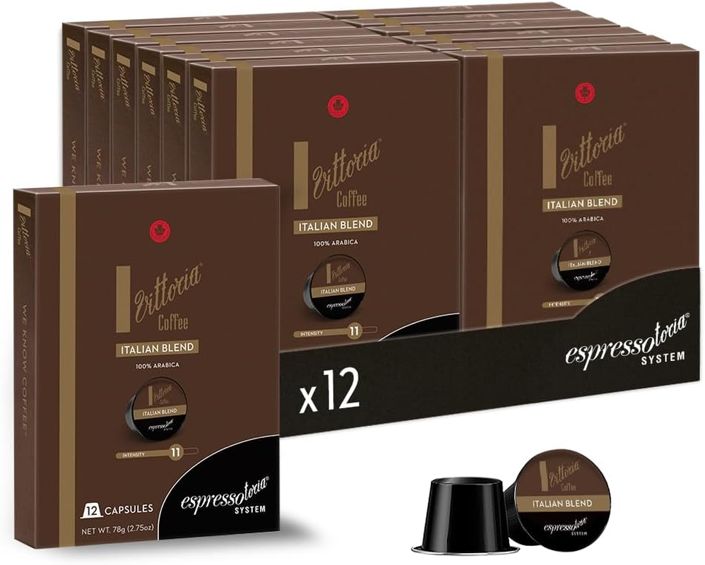 Vittoria Coffee Italian Blend Espressotoria System Capsules 78 G (Case of 12) image number 3