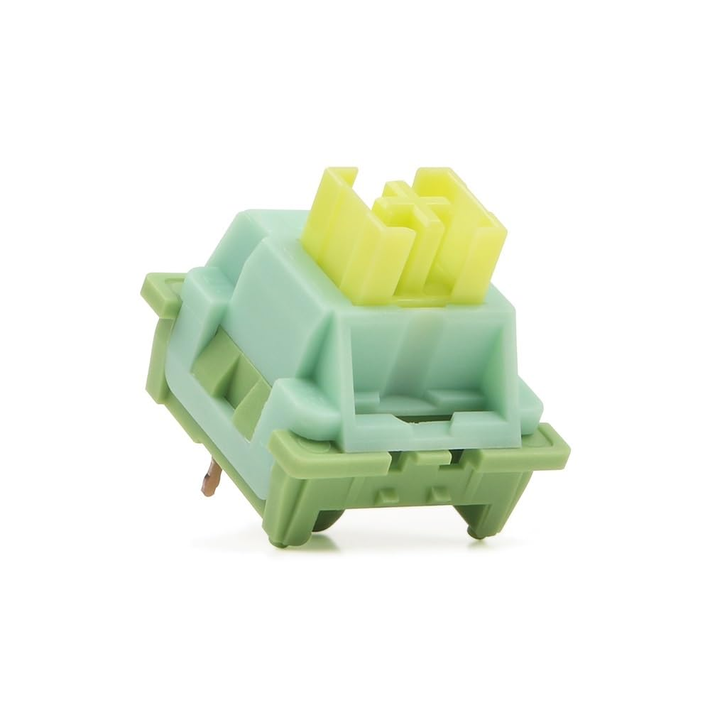 Outemu Custom Switches, 3Pin RGB Silent/Clicky/Linear/Tactile Similar Holy Panda Pre-Lubed Switch for Gaming Mechanical Keyboard(Ocean,110Pcs)