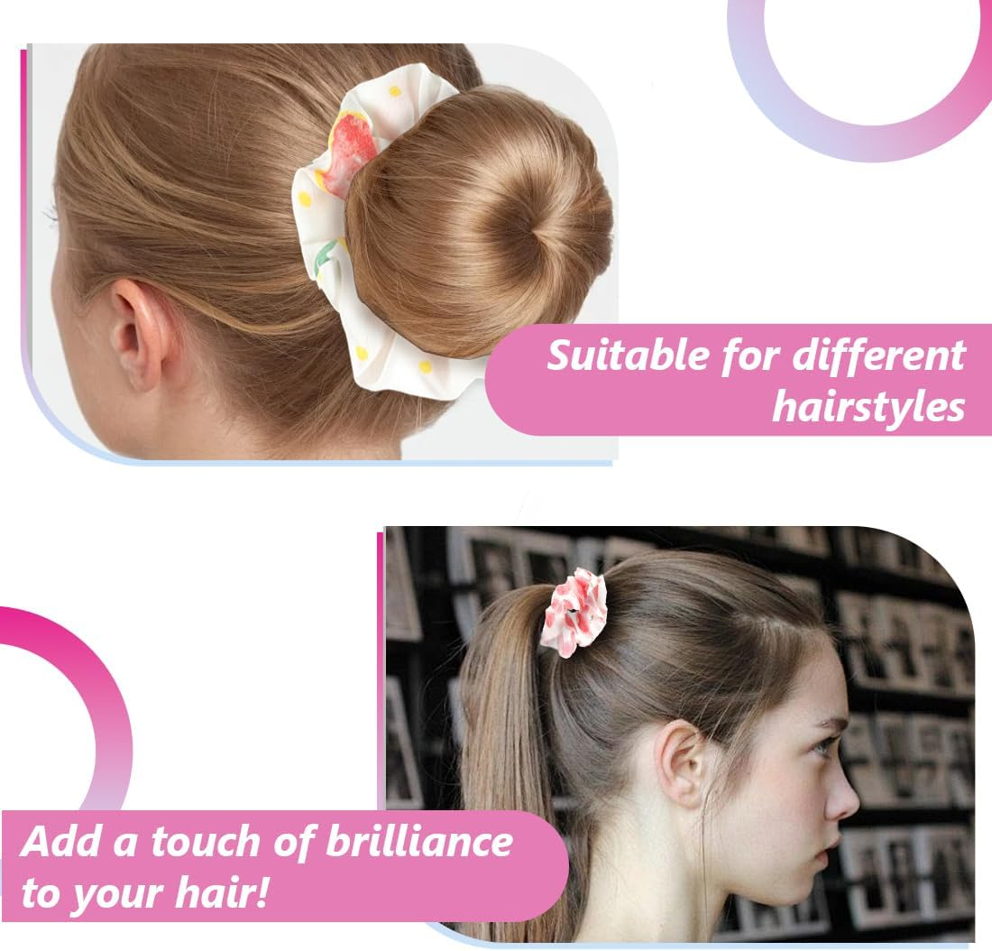 Pack of 10 Hair Bobbles Soft Elastic Colourful Elastic Hair Bands for Girls Women Hair Accessories image number 4