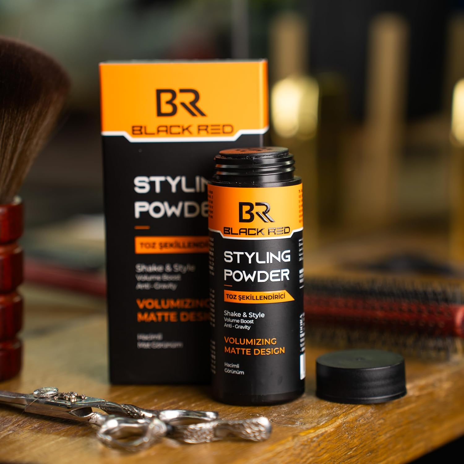 Black Red&reg; Hair Texturising Styling Powder, 20 Gr: Get Invisible Texture and Volume for a Natural Matte Look image number 3