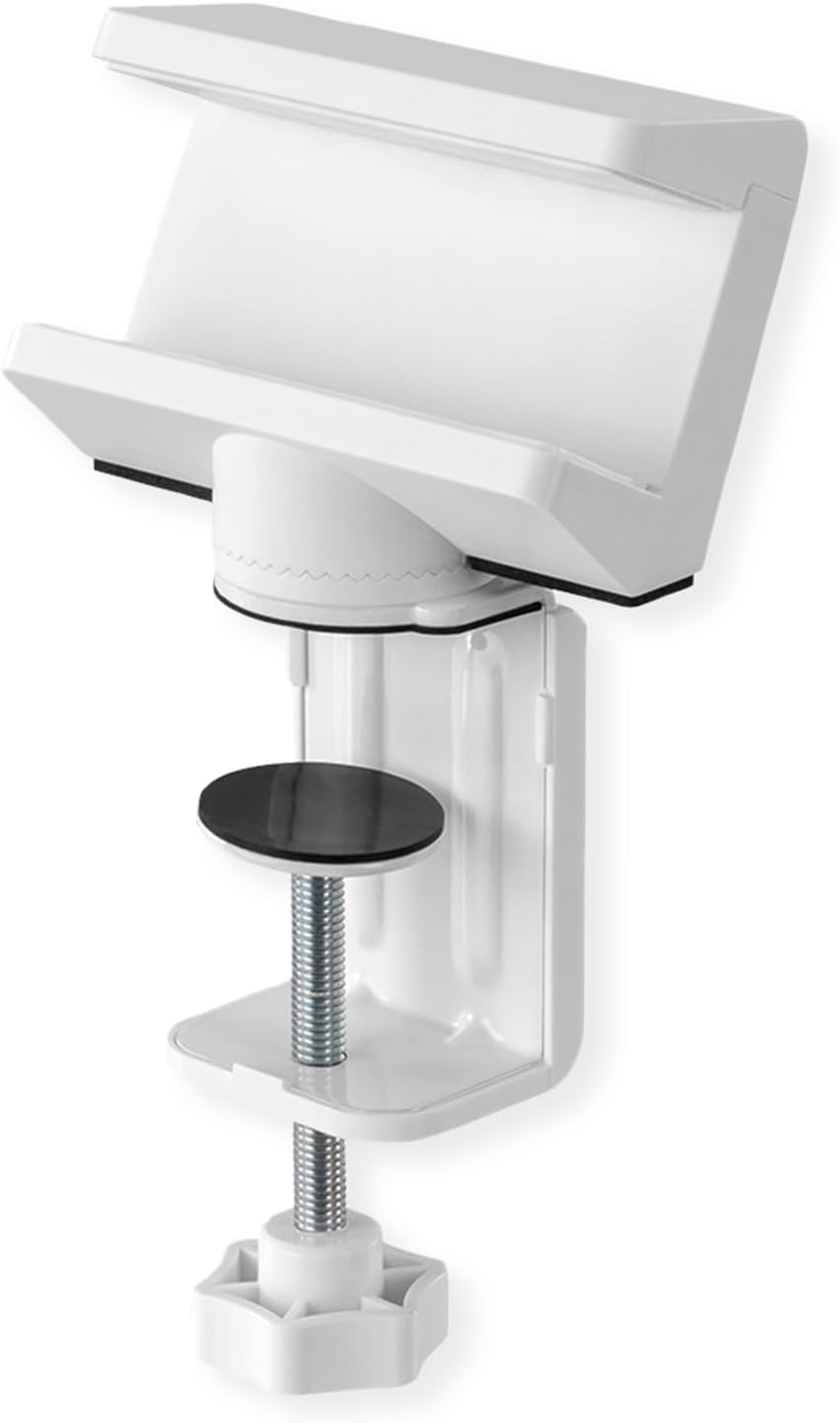 VALUE Table Clamp for Power Strip Rotatable 360&deg; White image number 2