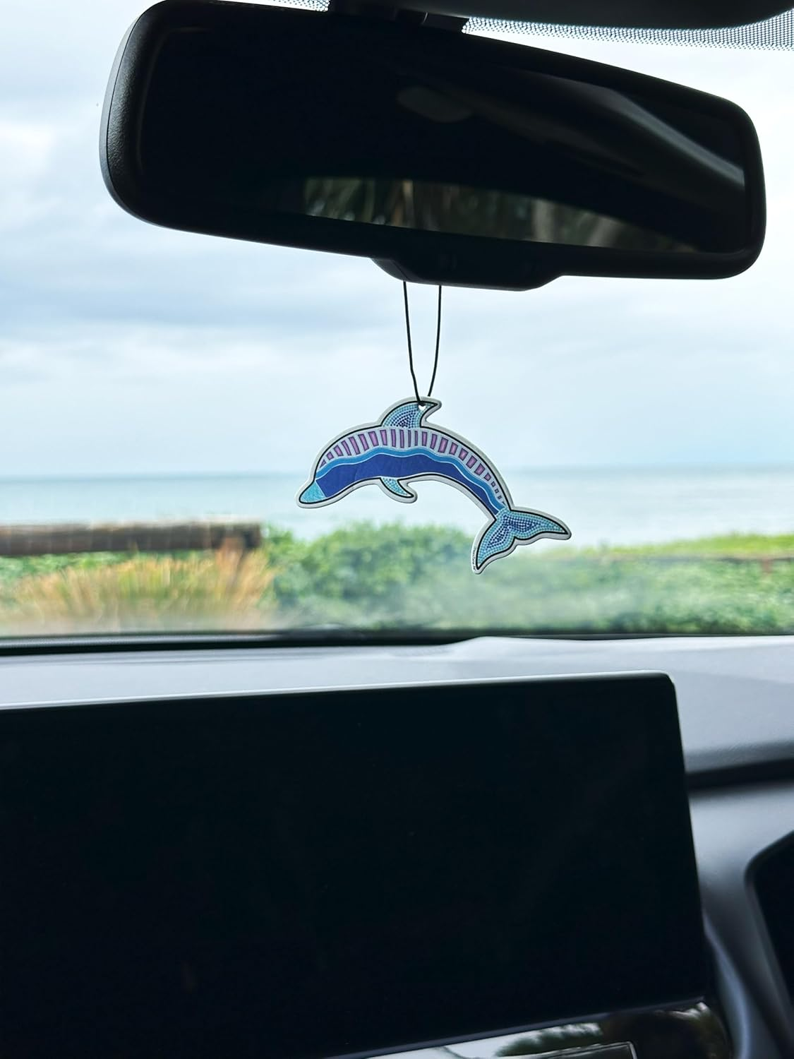 Dreamtime Air Dolphin Car Air Fresheners &ndash; Grapefruit Scent, Pack of 3 | Cute Hanging Design for Car, Office or Home | Long-Lasting Essential Oil Fragrance image number 5