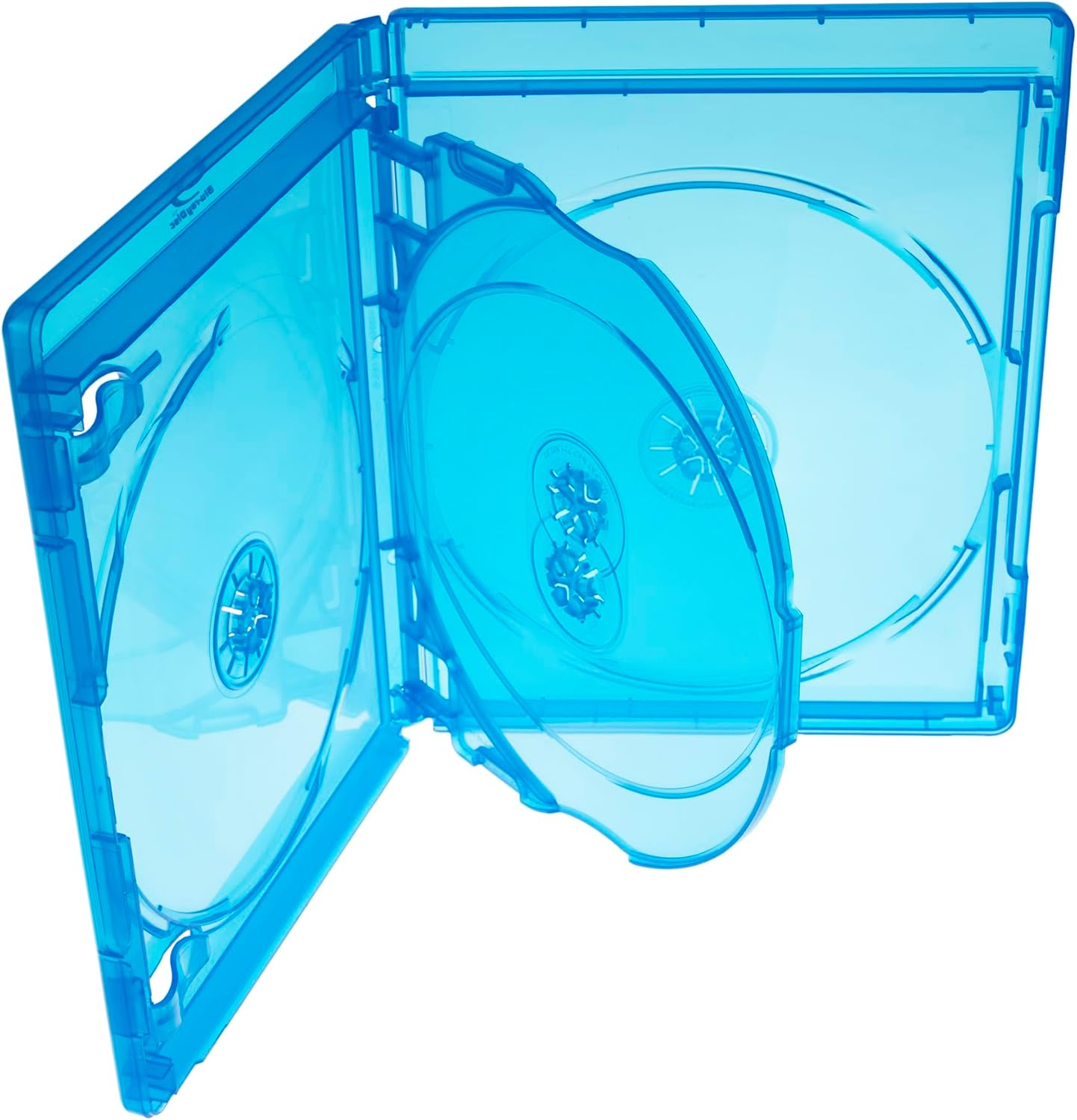 COMCOM BD Case (Blu-Ray Case) Holds 4 Cards, Includes Bluray Logo, Set of 5 image number 1