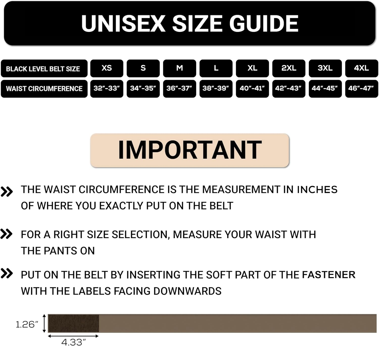 BLACKLEVEL Buckle-Free Belt | Men and Women | Metal-Free Belt | Comfortable and Lightweight | Hook and Loop Fastener | Precise Fit image number 4