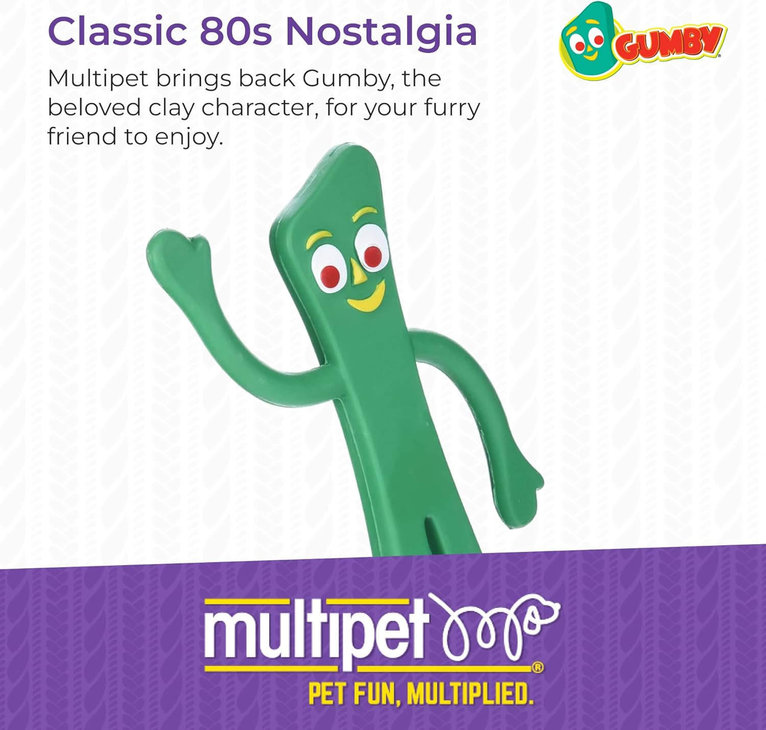 Multipet Gumby Rubber Dog Toy, Green image number 6