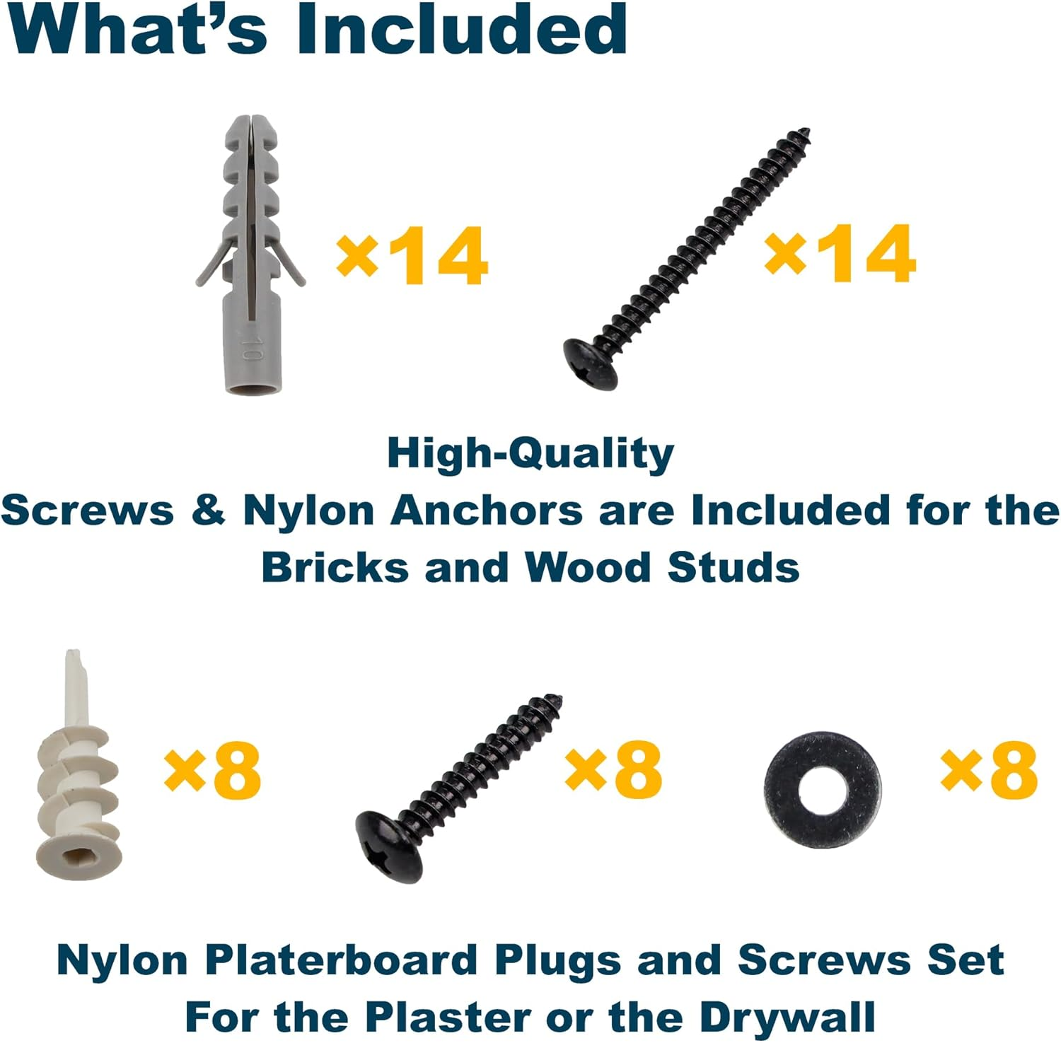 Bikehand Bike Bicycle Cycling Pedal Wall Mount Hangers - Heavy Duty Indoor Storage Stand Hook Rack - Store Your Road, Mountain or Hybrid Bikes in Garage or Home - 2 Pack