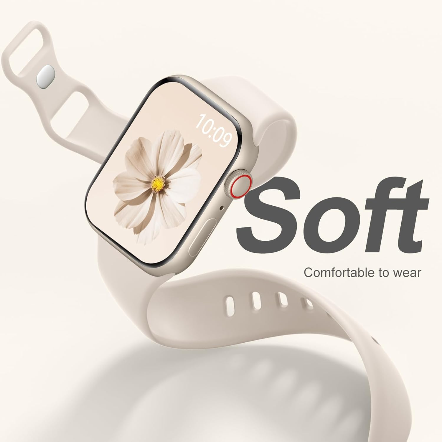 Ouwegaga 5Pcs Decorative Charm Band Compatible with Apple Watch 38Mm 40Mm 41Mm 42Mm 44Mm 45Mm 46Mm 49Mm, Soft Silicone Decorative Ring Loops for Iwatch Series 11 10 9 8 7 6 5 4 3 2 1 SE Ultra 3 2 1 image number 5