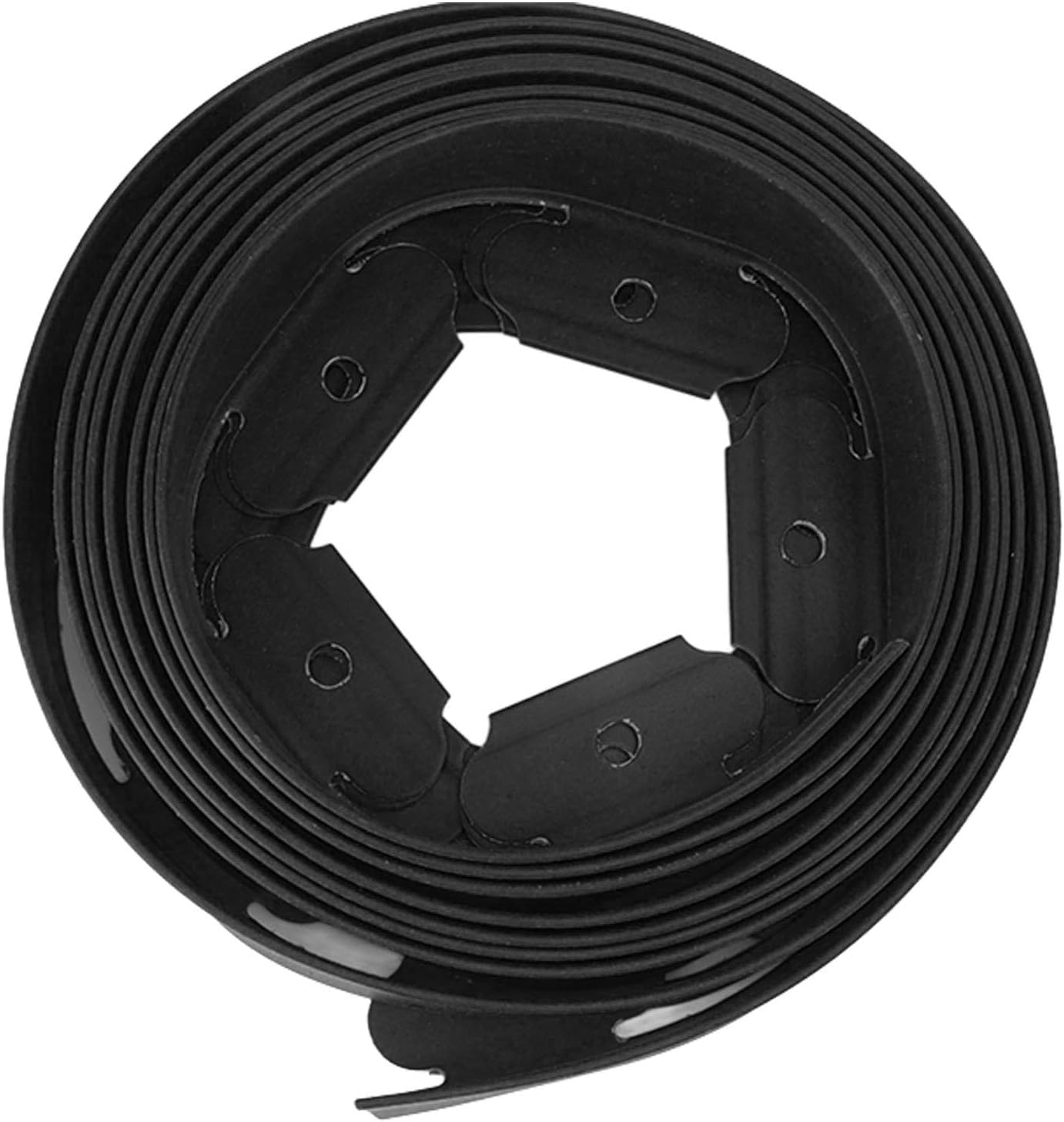 Tall Wall Landscape Edging, Lawn Edging Kit for Landscaping Flower Gardens, with 15 Spikes, Suitable for All Soil Types, Villa, Lawn, Vegetable Garden (Black) - Coffee image number 6