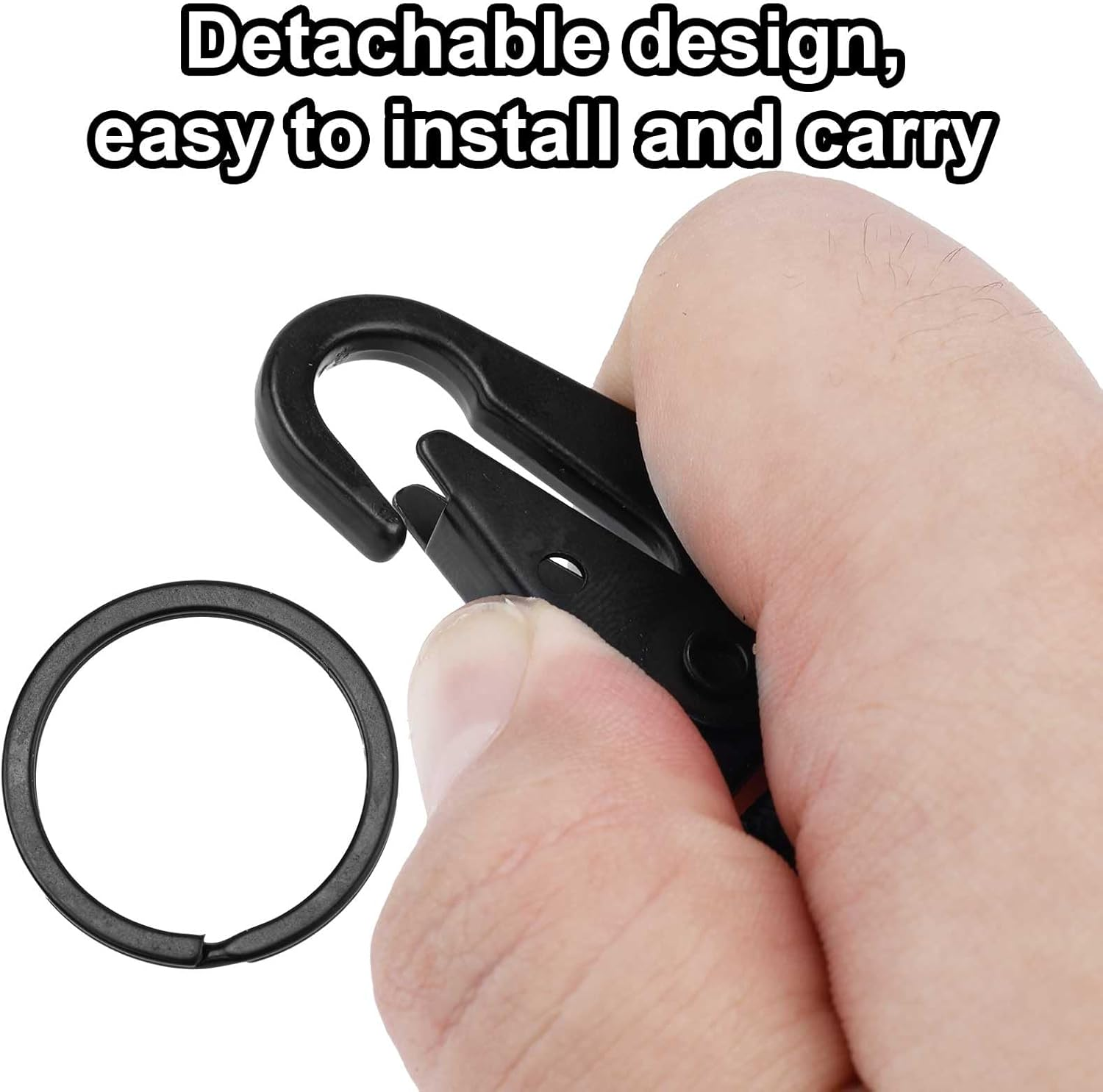 Gosknor 2Pcs Motorcycle Keychains, Black & Red Fabric Key Chain Stylish Motorcycle Key Tag Motorcycle Lanyard for Keys Anti-Lost Key Ring for Men Women Cars Motorcycles Bikes, Red image number 4