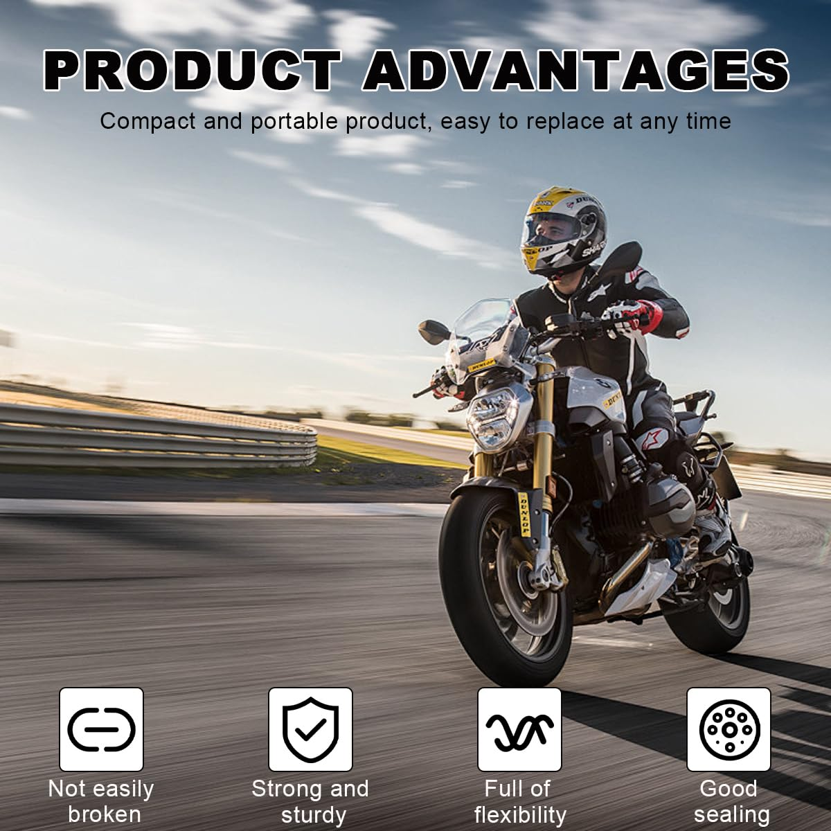 Gasedin 4 PCS Brake Bleed Nipple Cap, 8Mm Brake Bleeder Screws Dust Cover Rubber Bleed Nipple Cap, Automotive Brake Bleed Cap Caliper Zerk Fitting Cover with Keeper for Motorcycles image number 4