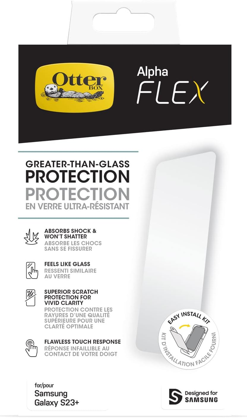 Otterbox ALPHA FLEX ANTIMICROBIAL Screen Protector for Galaxy S23+
