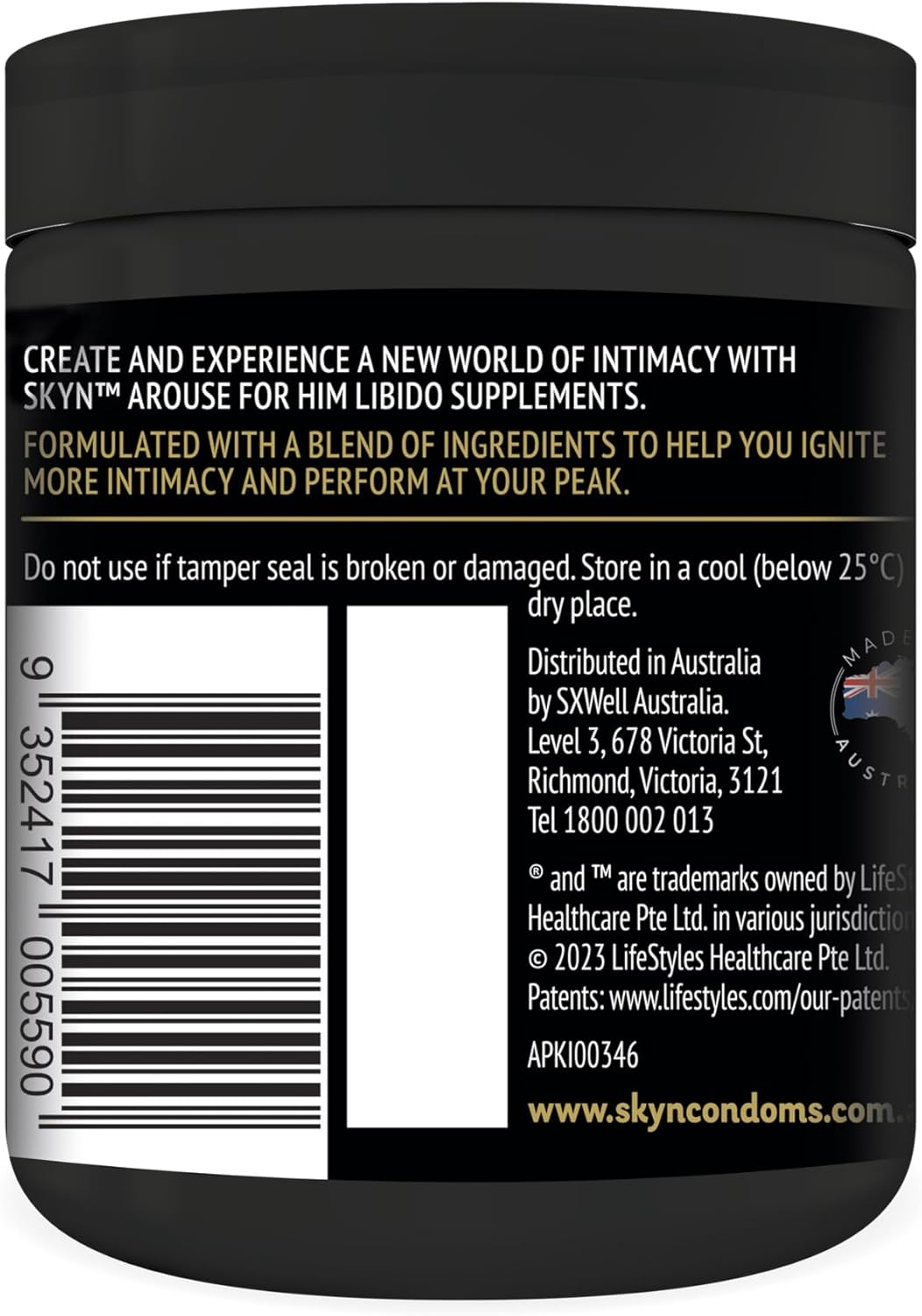 SKYN&trade; Arouse&trade; for Him Libido Supplements 60 Tablets image number 1