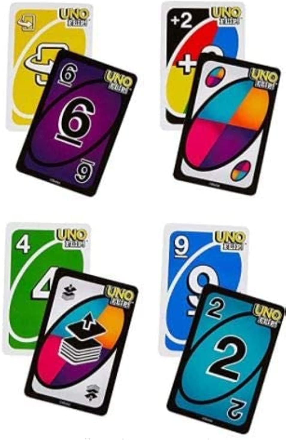 Mattel Uno No Mercy, Uno and Flip Card Game, Combo Pack of 3 image number 4