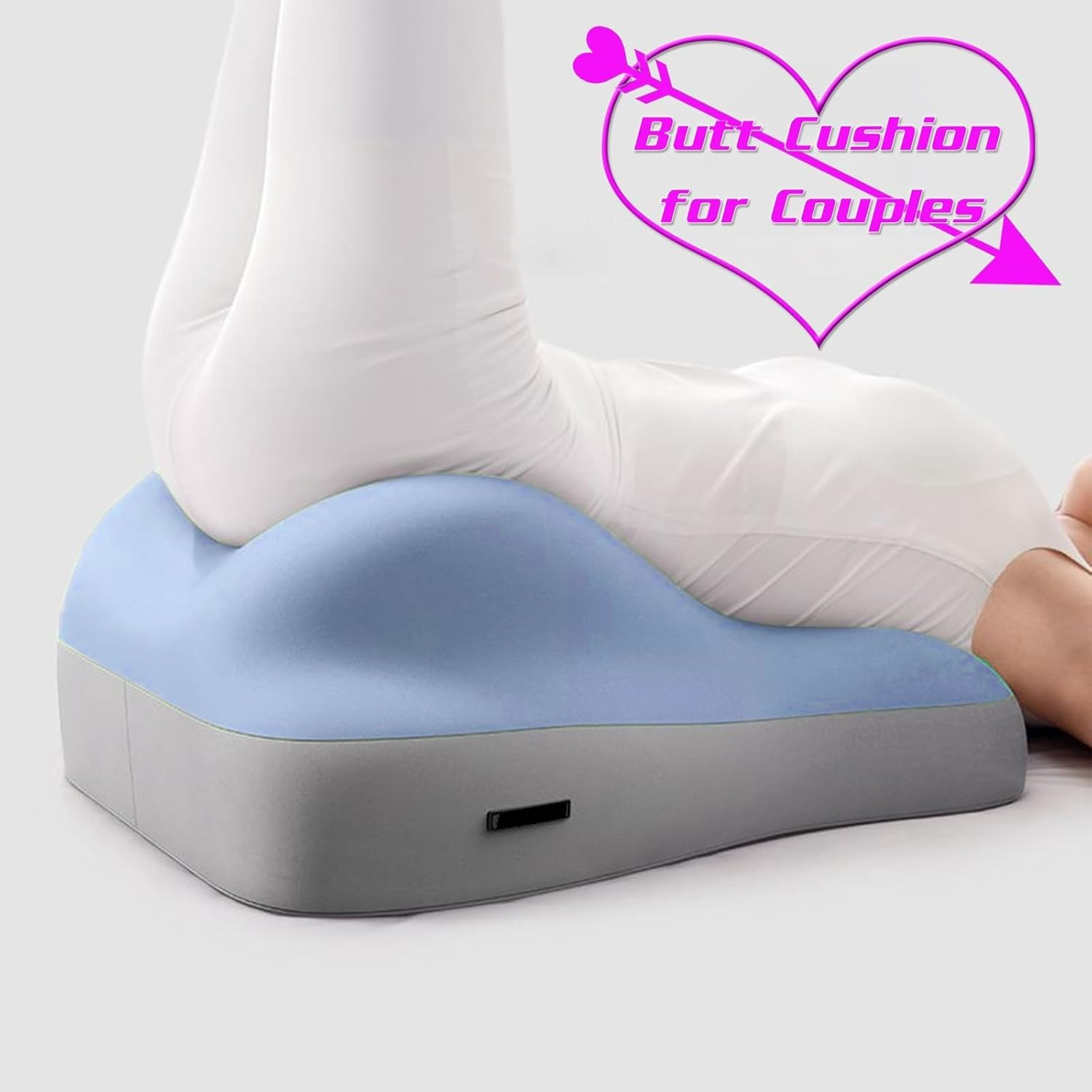 Butt Cushion for Couples, Couples Butt Cushion - Sturdy Design, Low-Profile Design Couple Pillow for Intimacy, Recovers after Impact, Ideal for Sitting and Lying image number 1