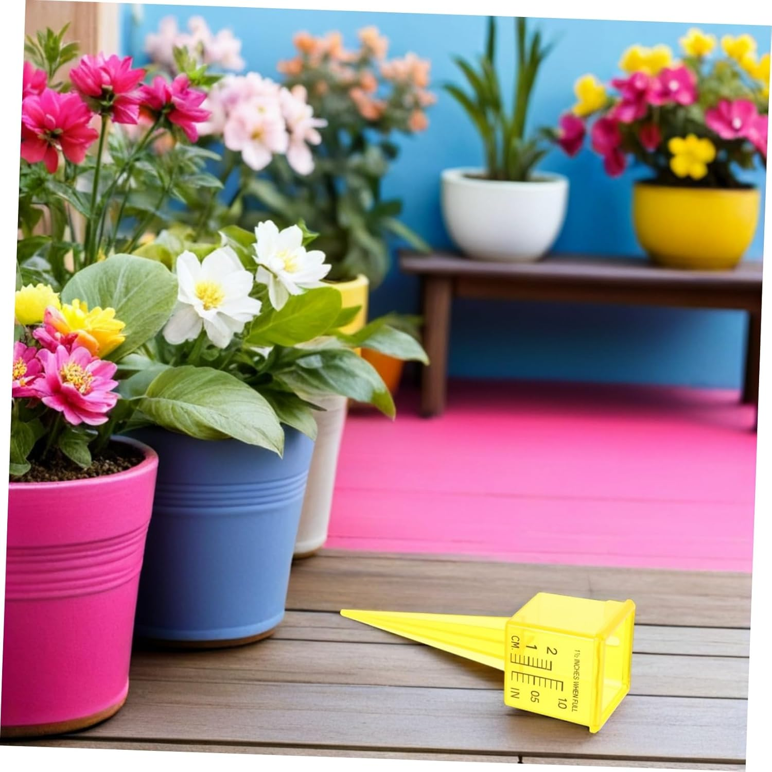 20Pcs Lawn Rain Gauge Sprinkler Water Measuring Tool for Garden Patio Outdoor Rainfall Monitor with Soil Penetrating Tip for Accurate Sprinkler System Measurement