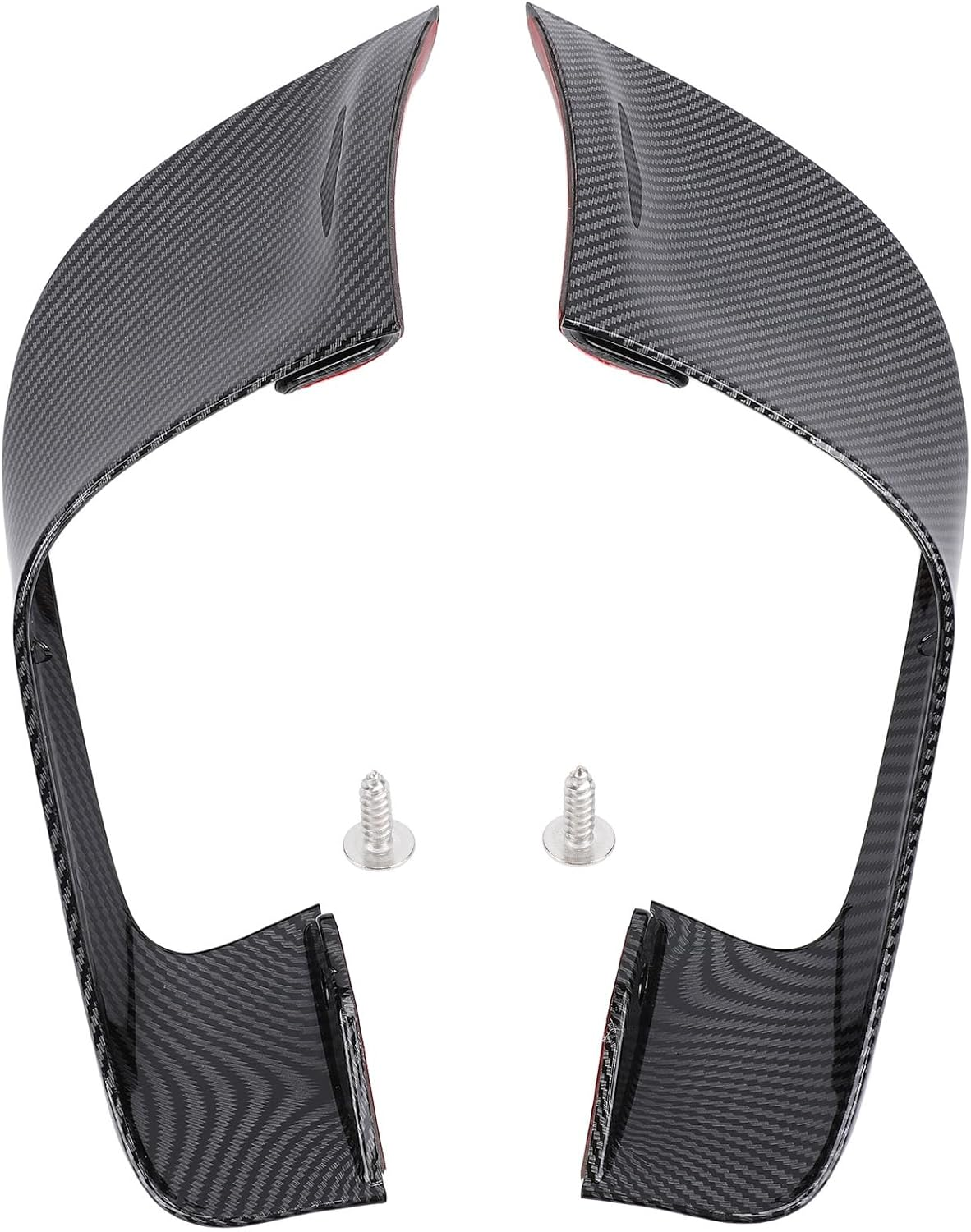 Motorcycle Fairing Side Winglets anti Skid Effect Design, Improved Stability and Maneuverability with Unique Shape for YZF R7 2020-2024, ABS Material (Black)