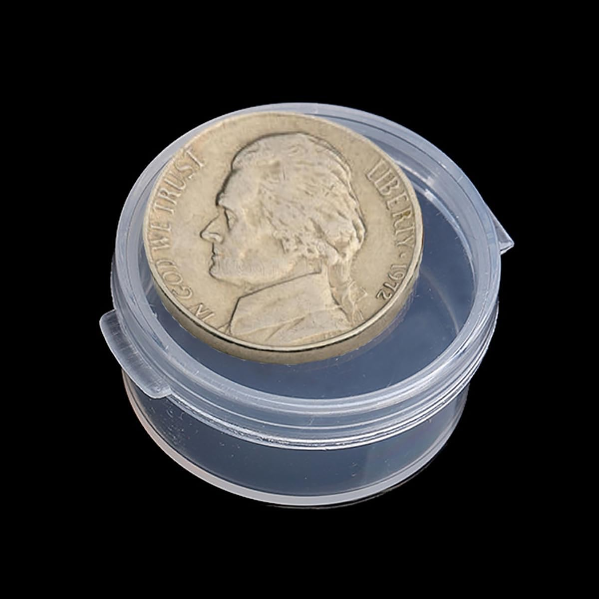 Farmer Mani 24 Pack 0.17 Oz round Plastic Containers (1.06 X H0.55 Inch) Clear Bead Storage Containers for Fishing Tackle with Label Stickers, Craft, Beads, Jewelry, Small Parts image number 3