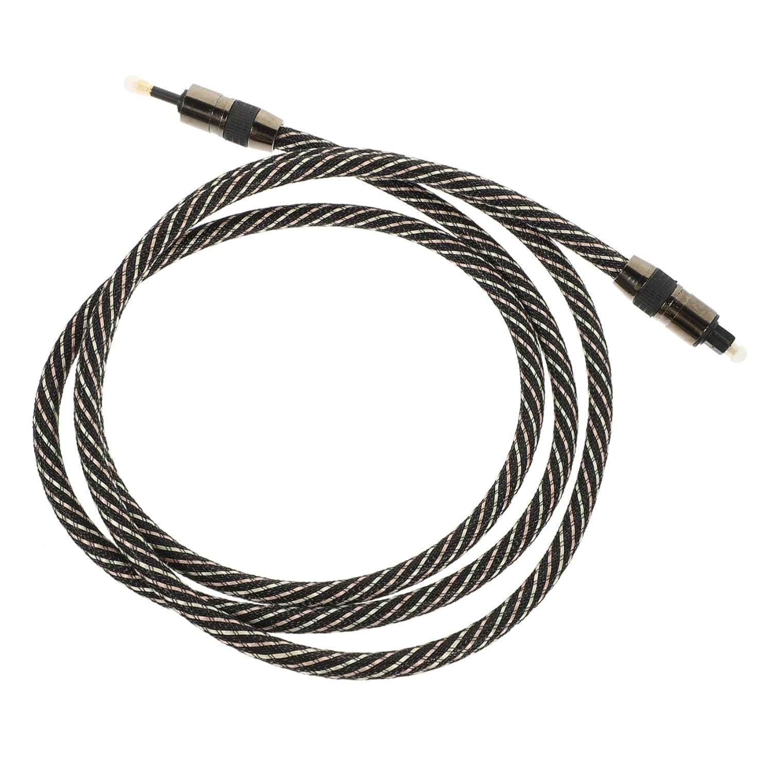 Optical Audio Cable to round Fiber Optic Wire for Home Theater Sound Bar with Stable Signal Transmission and Woven Protection image number 6