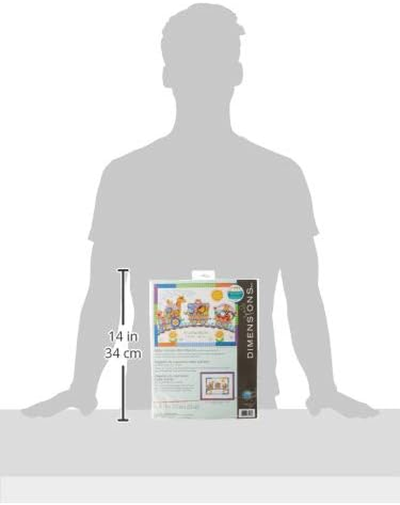 Dimensions Baby Express Birth Record Counted Cross Stitch image number 1