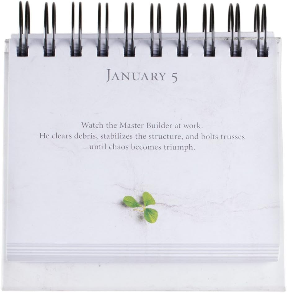 Dayspring You'Ll Get through This - Max Lucado - Daybrightener Perpetual Calendar (26083) image number 3