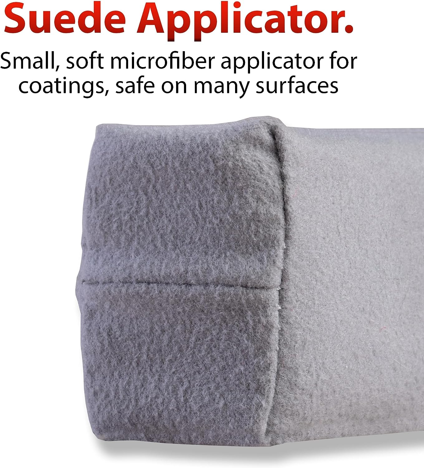 Adam'S Polishes Suede Applicator (2 Pack) - Car Detailing Sponge, Use with Ceramic Spray, Graphene Coatings on Car Paint, Metal, Plastic Trim, Rubber & Glass image number 5