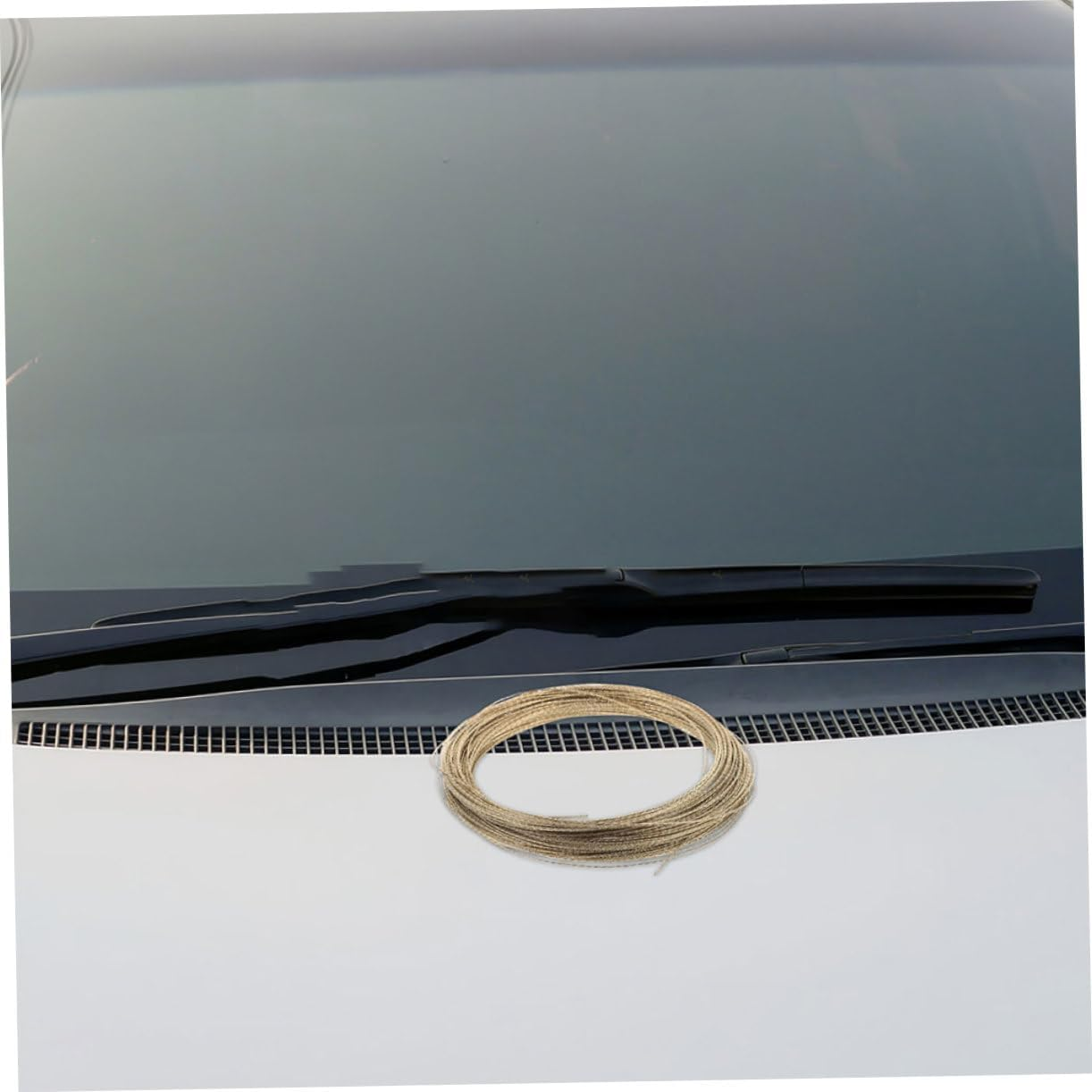 JUMPLAWN 2Pcs Windshield Removal Tool Steel Wire Rope for Car Auto Replacement Windshield Installation Equipment for Technicians and Enthusiasts