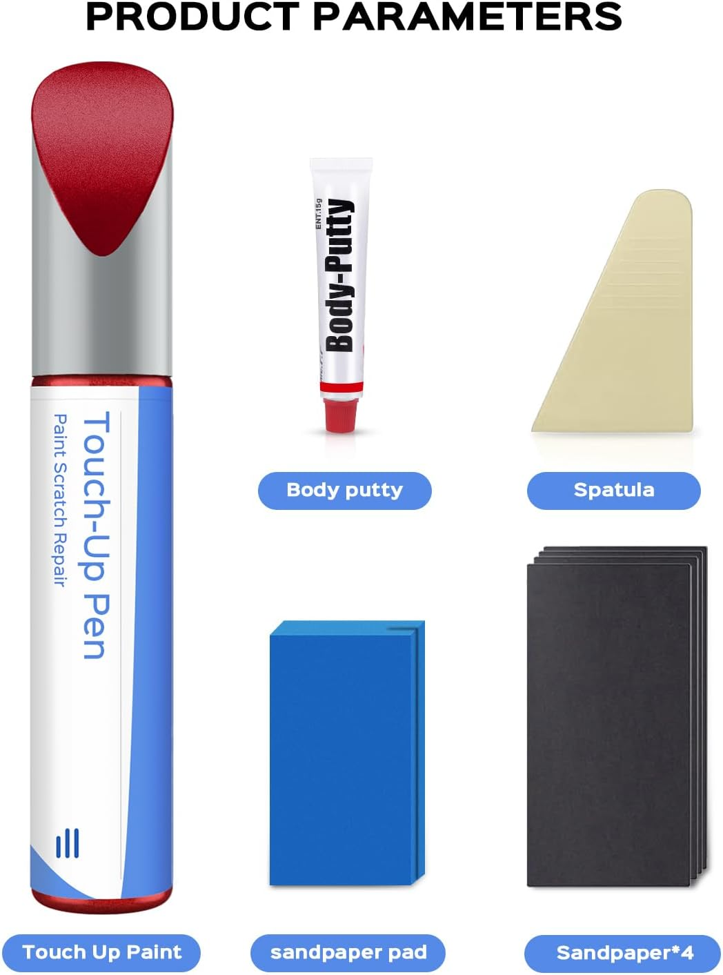 Barcelona Red Pearl(3R3) Touch up Paint Repair Kit Compatible with Toyota - DIY Kit Exactly Matches Chips and Nicks image number 2