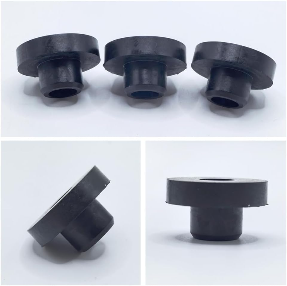 Fuel Tank Bushing, Wanfoou 10-Pcs Fuel Tank Grommet Bushing, Universal Nitrile Rubber Fuel Tank Bushing Compatible with Lawn Mower, Garden Tractor and Generator image number 1