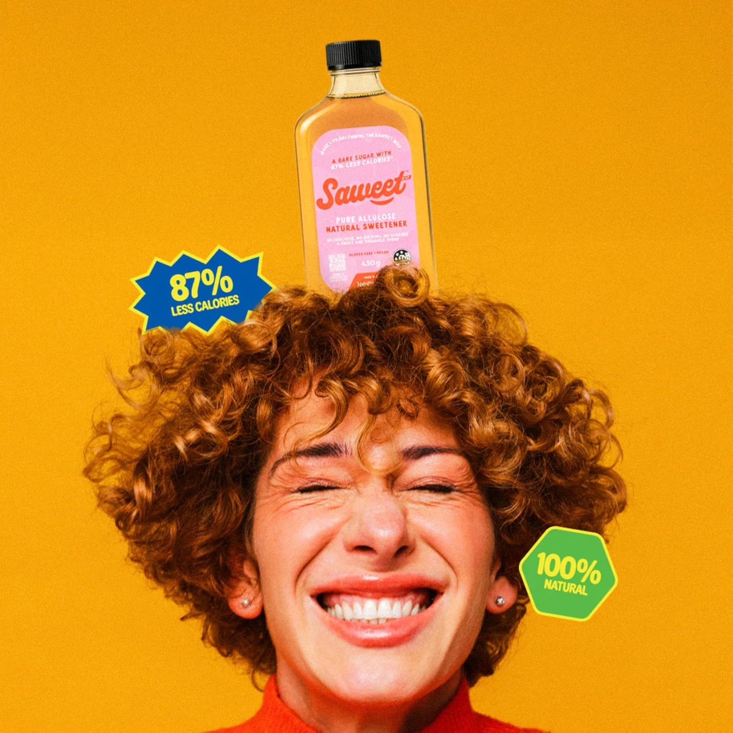 Saweetway Allulose Natural Pure Allulose Sweetener Value Pack | 1 X 430G Syrup, 1 X 500G Pure Allulose Sweetener | Keto & Diabetic Diet Suitable, Vegan & Gluten Free | 87% Less Calories image number 4