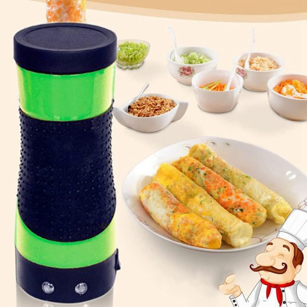 Electric Egg Roll Machine Egg Sausage Tube Maker Automatic Egg Master Electric Egg Stick Small Sausage Machine Egg Mold Breakfast Machine (Color : White) image number 4
