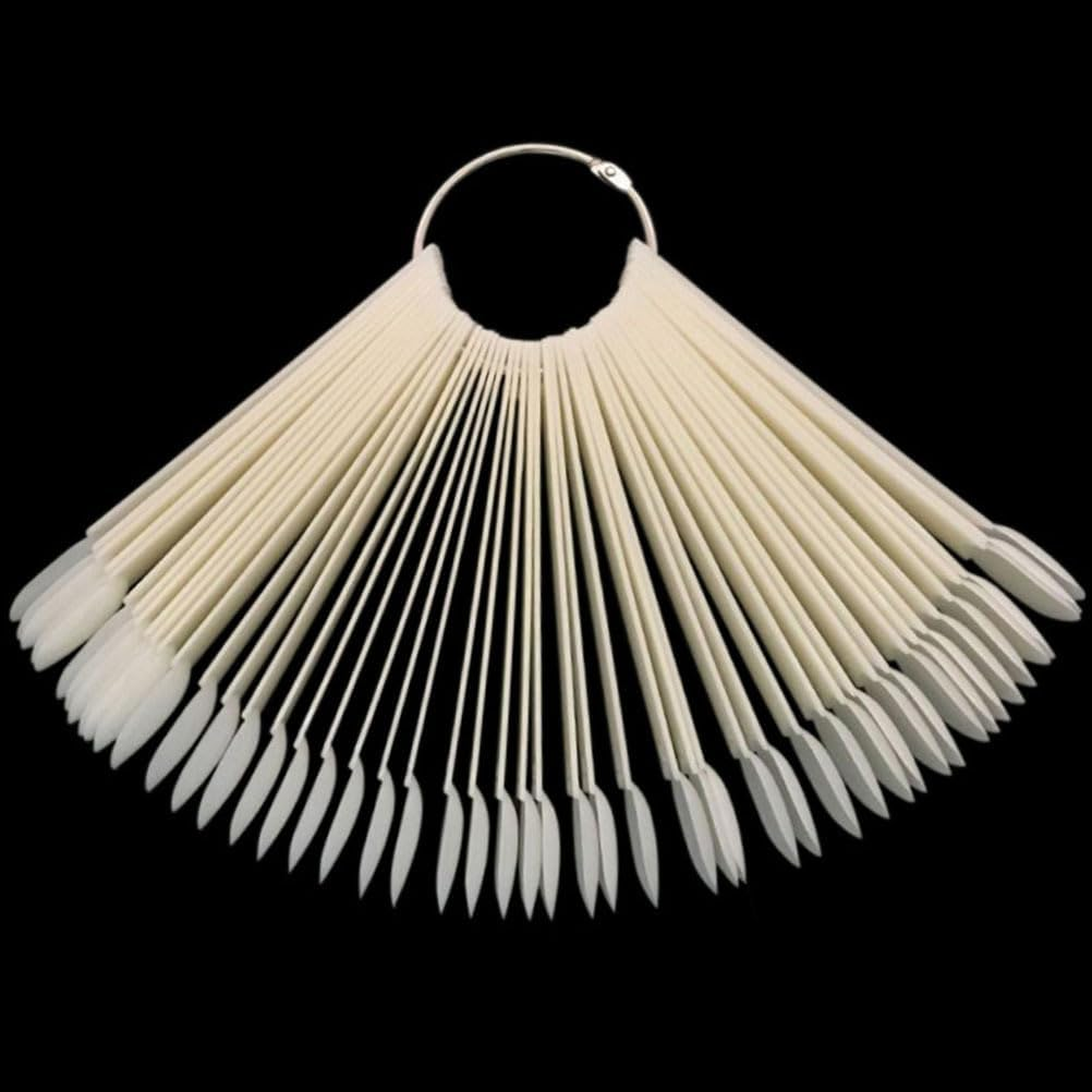 50 Pieces Art Display Sample Sticks for Nails Art Sticks Manicure Supplies Accessories image number 2