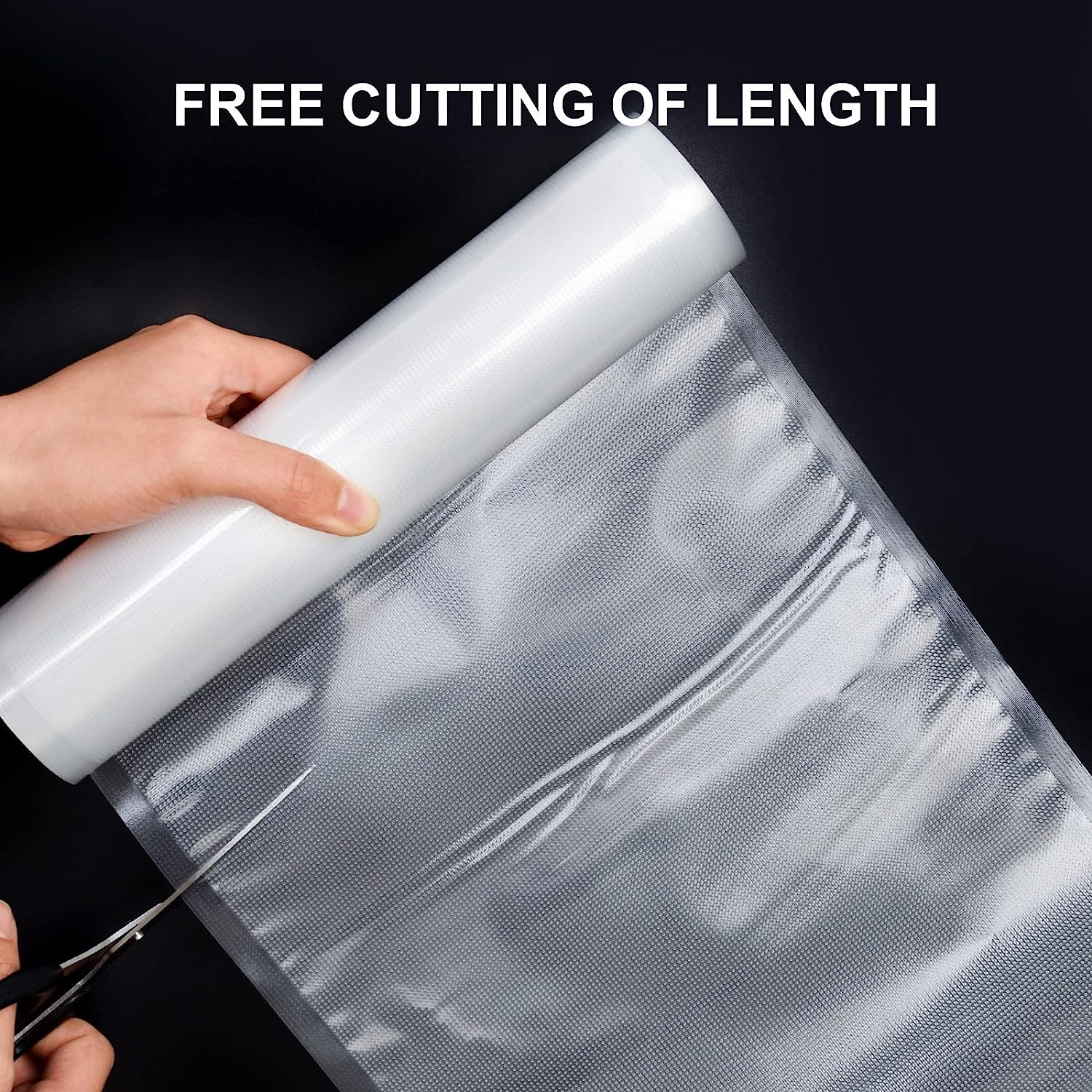 Food Vacuum Seal Roll Food Vacuum Sealed Bags Seal Storage for Food Commercial Grade Food Storage Sealer Rolls Food-Grade Pre Storage Bags Compatible with All Vacuum Machines Food Saver(5 Rolls Total)