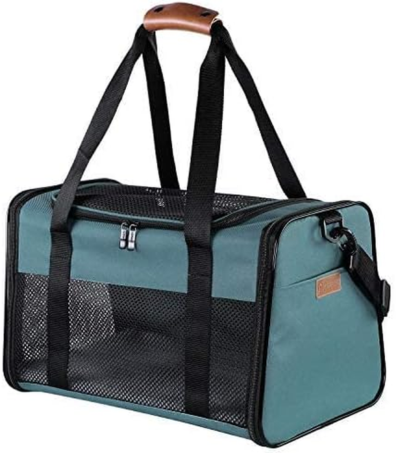 Akinerri Airline Approved Pet Carriers,Soft Sided Collapsible Pet Travel Carrier for Medium Puppy and Cats