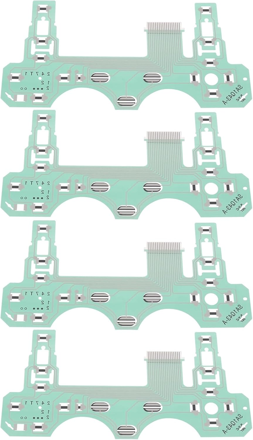 4PCS Ribbon Cable Circuit Board Conductive Film Compatible with PS2 Controller 18Pin Connector Port Replacement Button Replacement Film (SA1Q43A 18P) image number 2