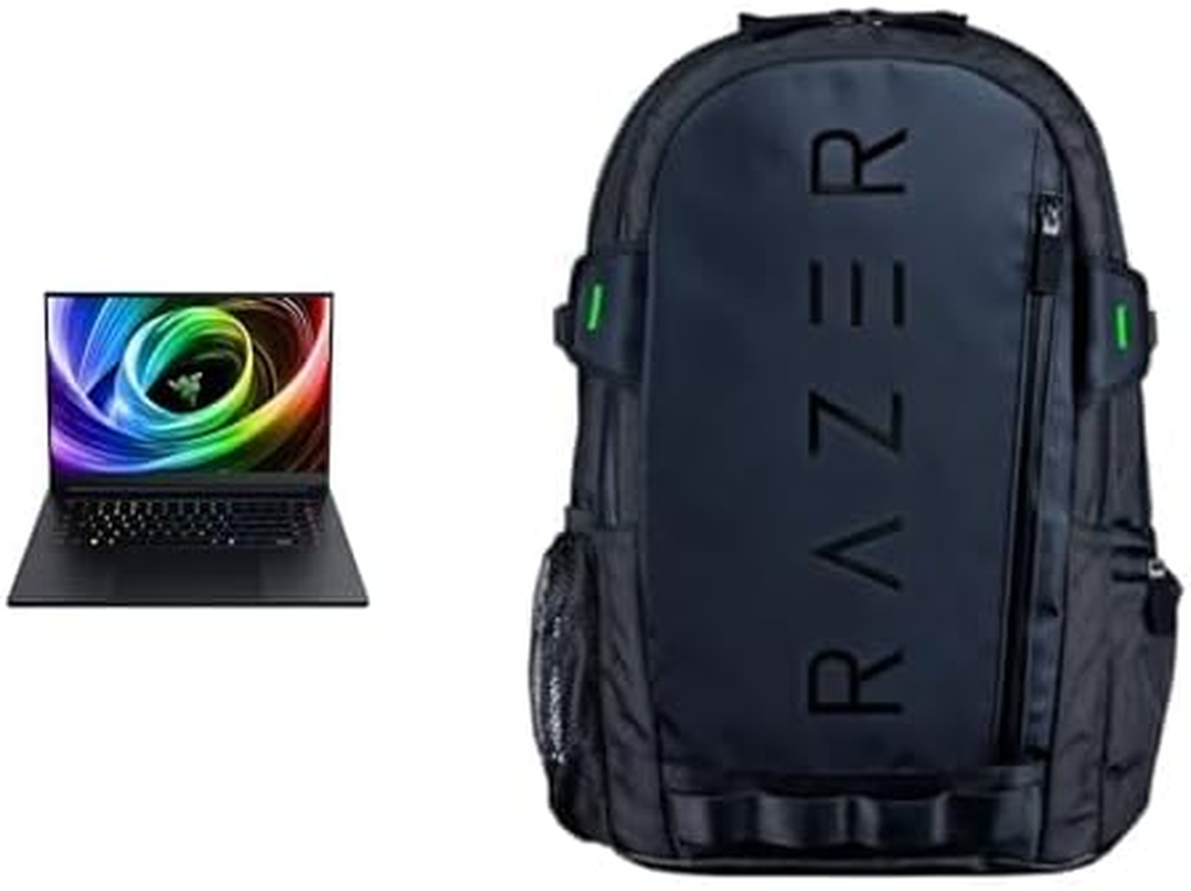 Razer Blade 16 - Ultra-Thin 16-Inch Gaming Laptop with 16" Qhd+240Hz OLED Display, AMD Ryzen AI 9 365 Processor, 32GB Lpddr5X RAM, NVIDIA RTX 5070 Ti/1Tb SSD + Razer Rogue V3 Backpack (15.6")