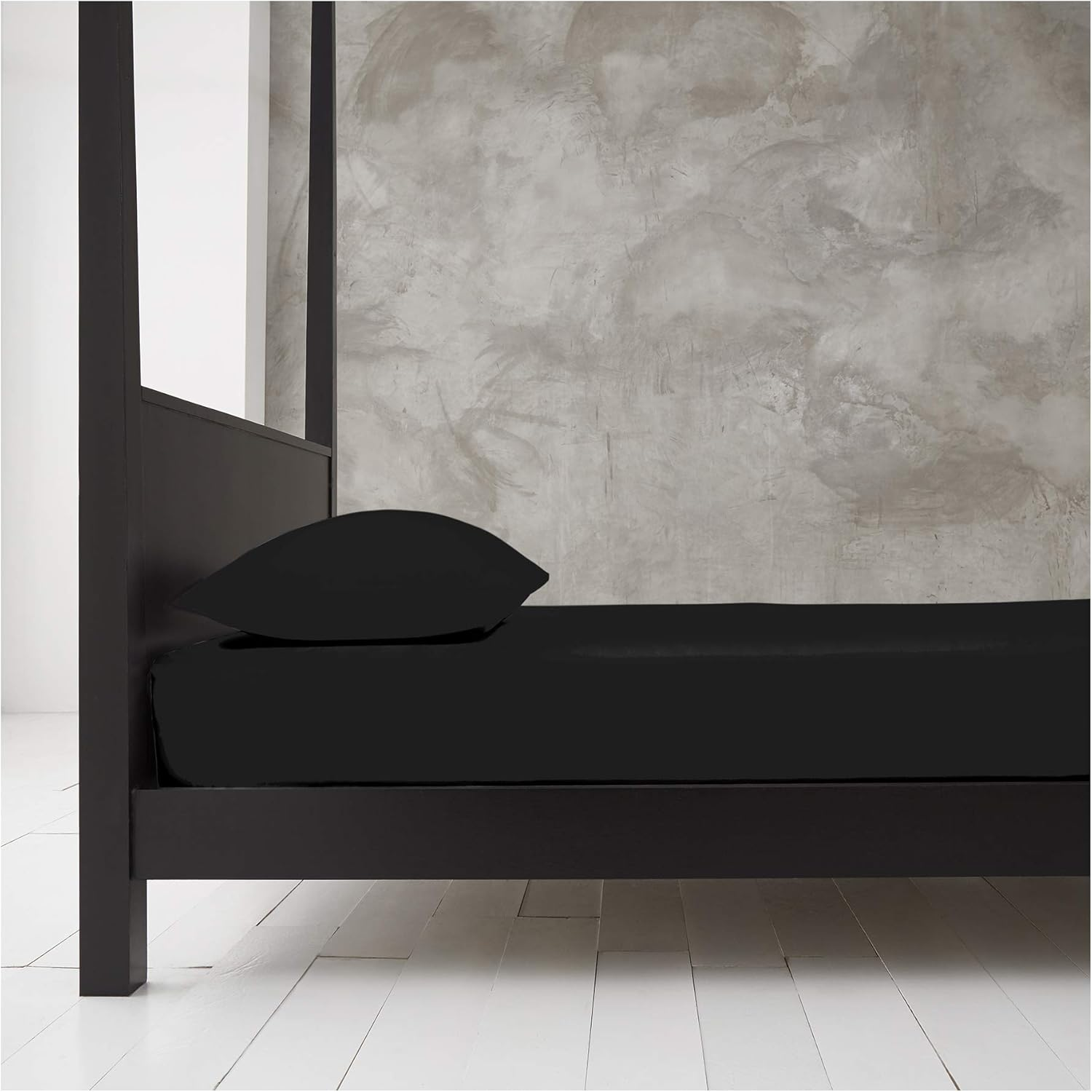 GC GAVENO CAVAILIA Premium Single Flat Sheet- Non Iron Luxury Bedding- Polycotton Easy Care Bed Sheet- Super Soft Bedding Linen Set