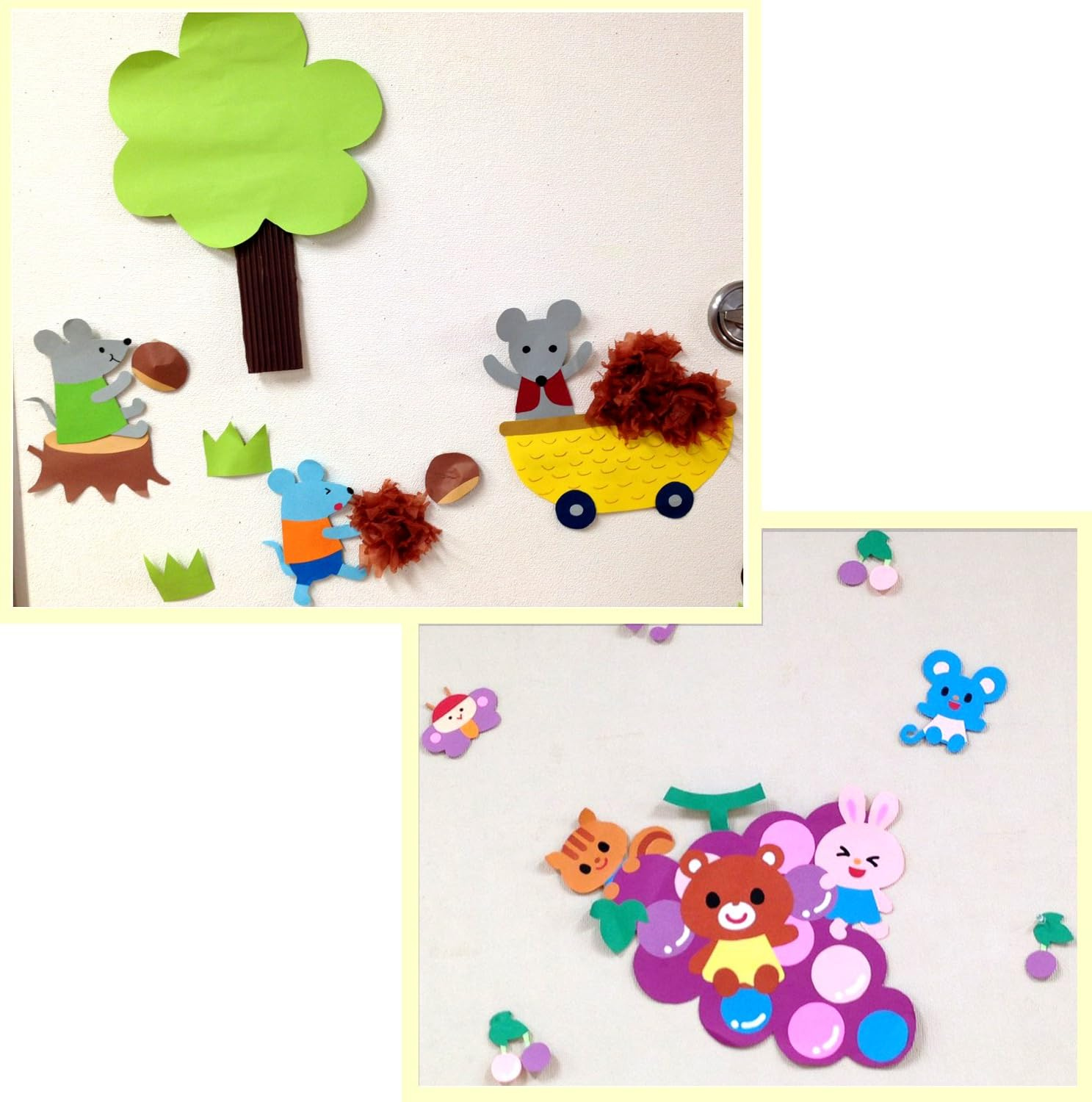 Daio Paper Construction Paper, Recycled Color Construction Paper, 4 Cut Size, 100 Sheets, Kuchiba-Iro (Long Leaves) image number 2