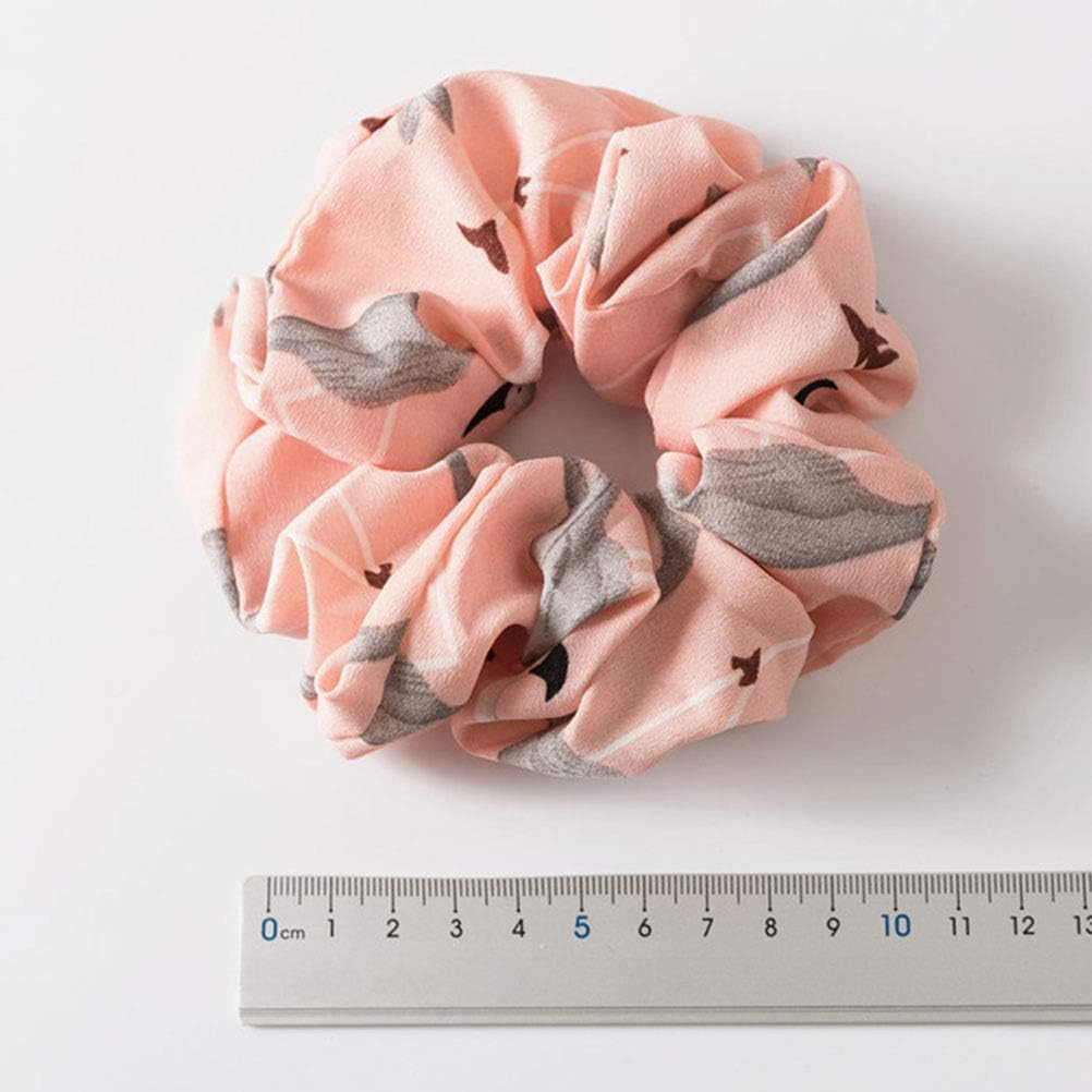 Housoutil Flamingo Hair Bands, Seamless Elastic Hair Bands for Women and Girls, for Everyday Styling image number 3