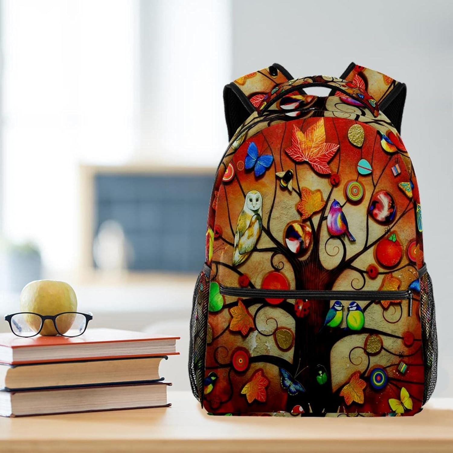 Magic Tree Backpack Students Shoulder Bags Travel Bag College School Tote Backpacks image number 4