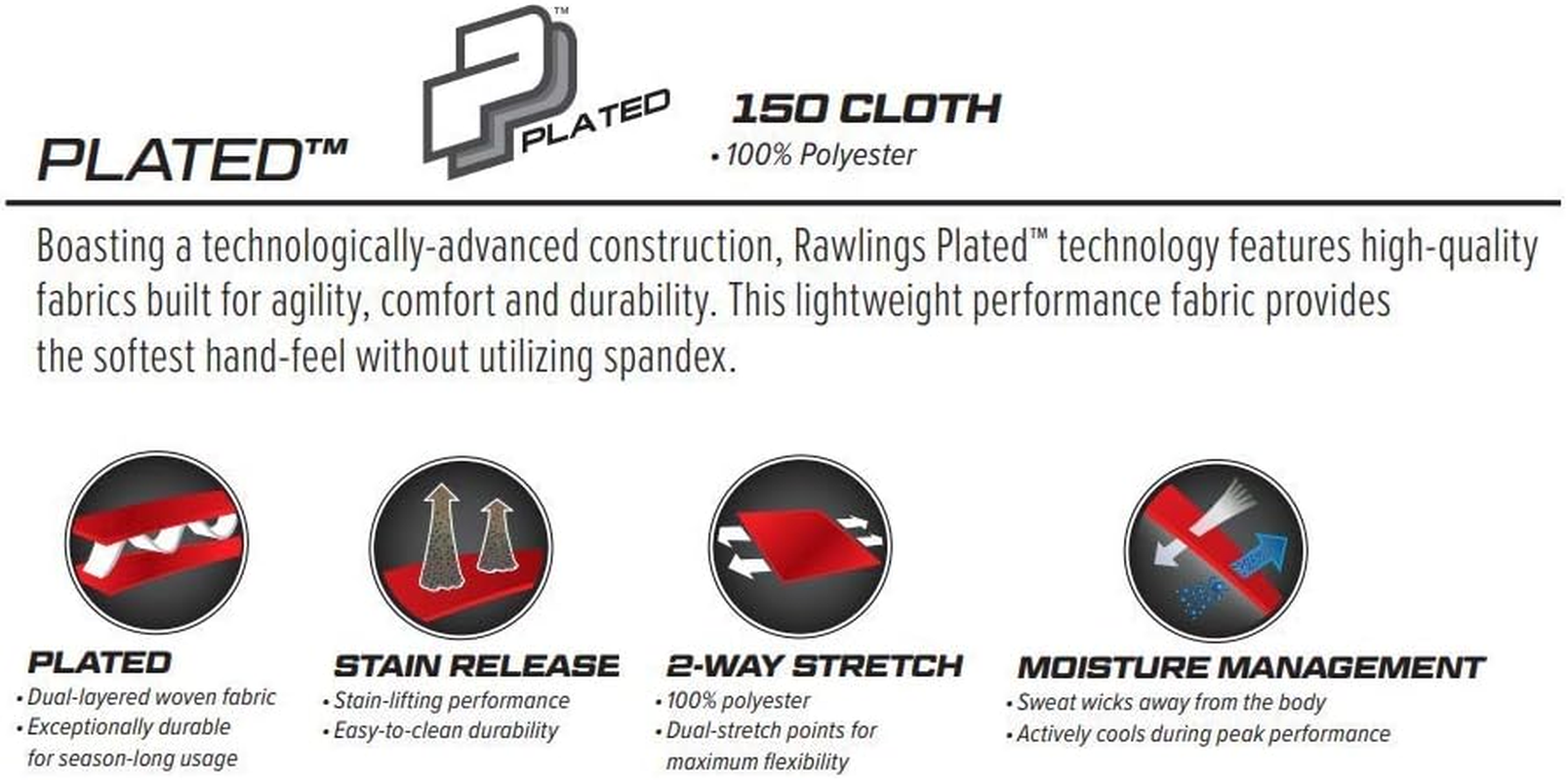 Rawlings PRO 150 Series Game Baseball Pant, Adult, Pinstripe, Full Length - White/Navy image number 3