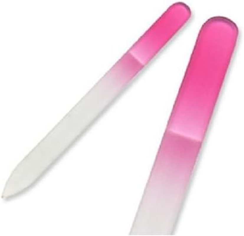 Brajek Glass Nail File 140Mm Single Sided (Pink Gradient #07) image number 4