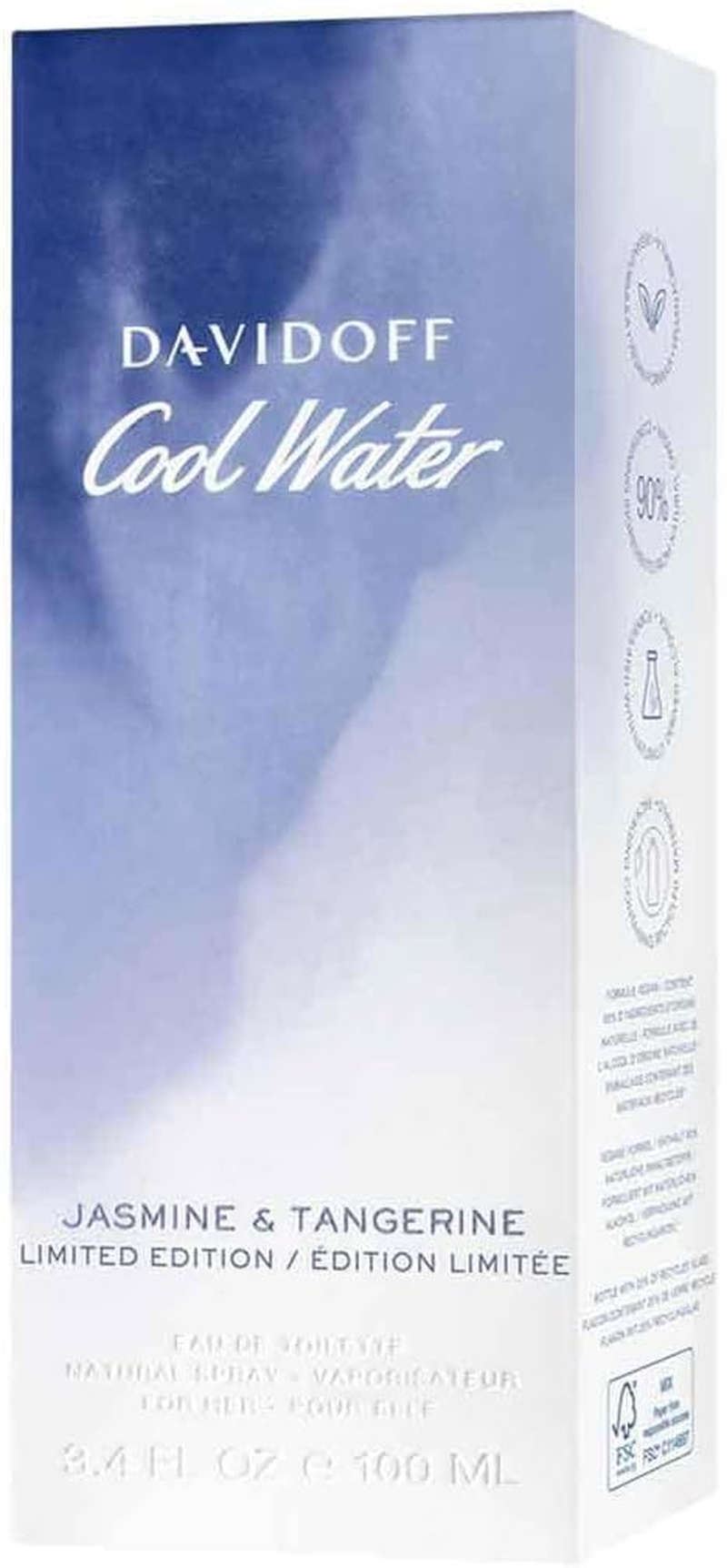 DAVIDOFF COOL WATER JASMINE & TANGERINE EDT 100ML SPRAY image number 1
