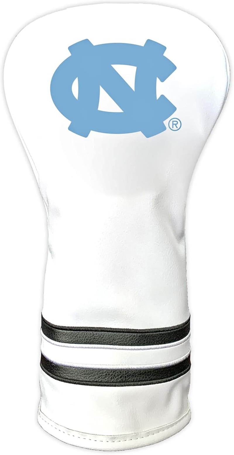 Team Golf NCAA White Vintage Driver Golf Club Headcover, Form Fitting Design, Retro Design & image number 2