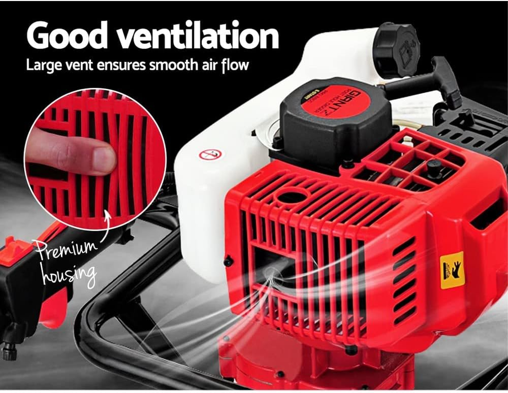 Giantz Post Hole Digger 92Cc Electric Garden Auger Ground Drill Bit Power Tools Hand Tool Gardening Accessorries Gifts for Seedlings, Flowers Fence Extension,(Motor Only) with Anti-Vibration Handle image number 6