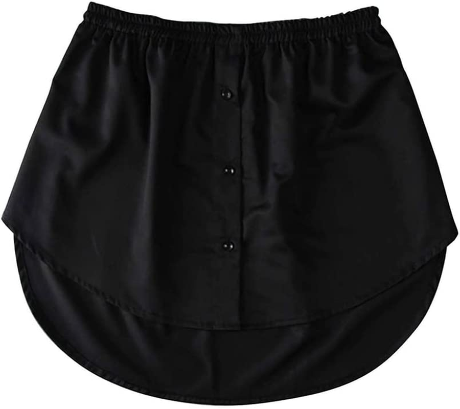 BIGTEDDY Shirt Extender Adjustable Hem Fake Top Women Mid-Length Shirt Extender plus Size image number 6