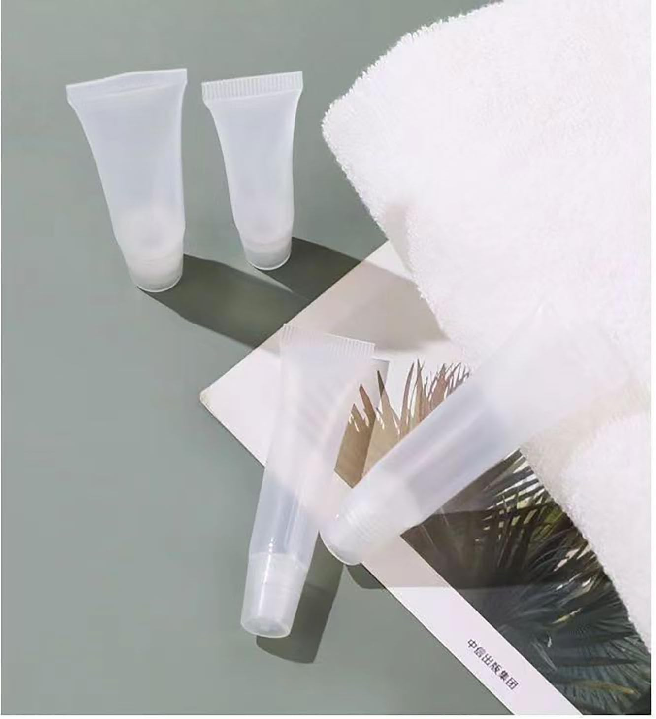 8Ml Lip Gloss Tubes 6PCS, Refillable Leakproof Cosmetic Containers, Travel-Friendly Transparent Lipgloss Containers for DIY Beauty, Makeup & Skincare image number 5