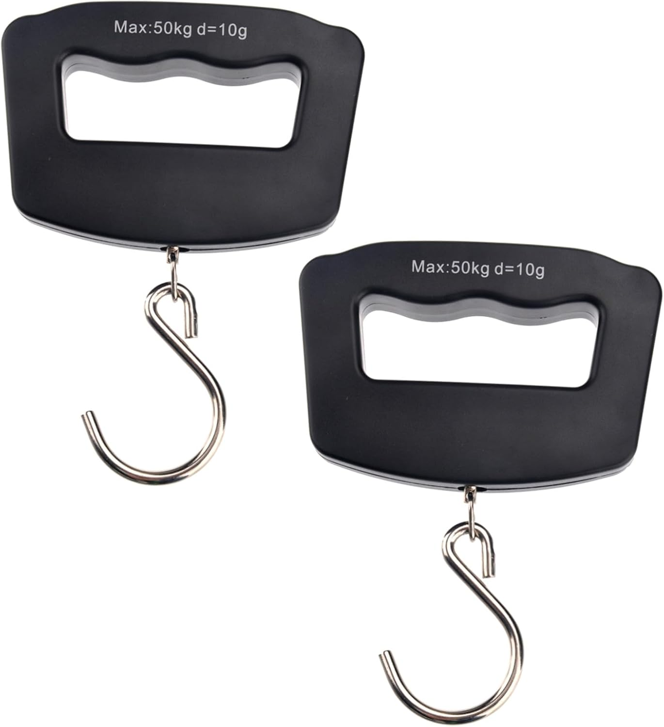 Alasum 2Pcs Portable Electronic Scale Luggage Weighing Machine Backlit LCD Display Suitcase Weigher Travel Bag Scale image number 5